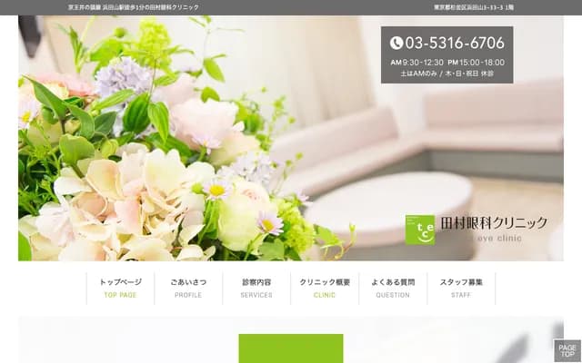 Tamura Ophthalmology Clinic - 3-33-3 Hamadayama, Suginami-ku, Tokyo
