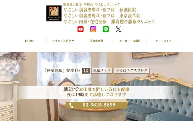 Yasashii Cosmetic Dermatology Akihabara - 2-18-5 Kanda-Sakumacho, Chiyoda-ku, Tokyo