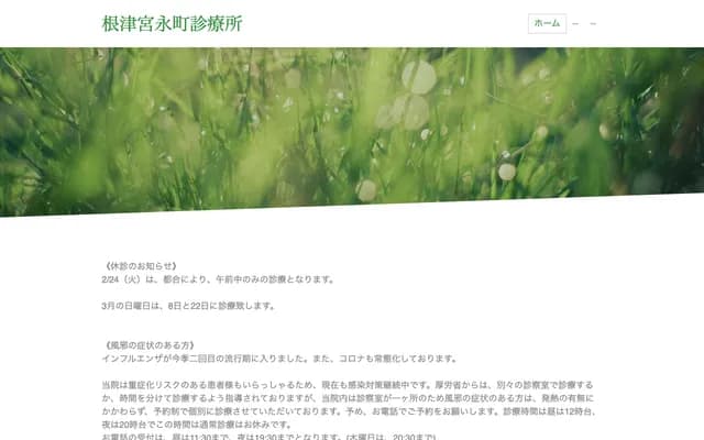 Nezu Miyanagacho Clinic - 2-13-6 Nezu, Bunkyo-ku, Tokyo