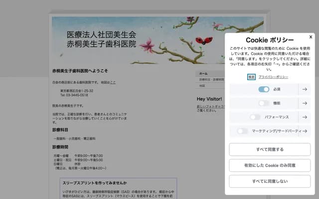 Akagiri Mioko Dental Clinic - 1-25-32 Shirokane, Minato-ku, Tokyo