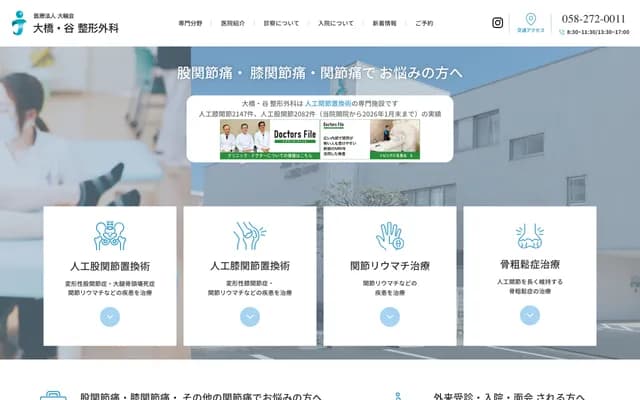 Ohashi-Tani Orthopedics - 3-12-17 Yabutaminami, Gifu, Gifu