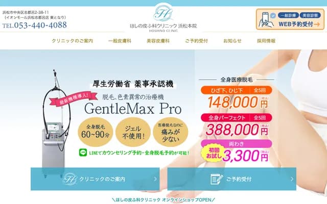 Hoshino Dermatology Clinic - 38-11 Shitoro 2-chome, Chuo-ku, Hamamatsu, Shizuoka