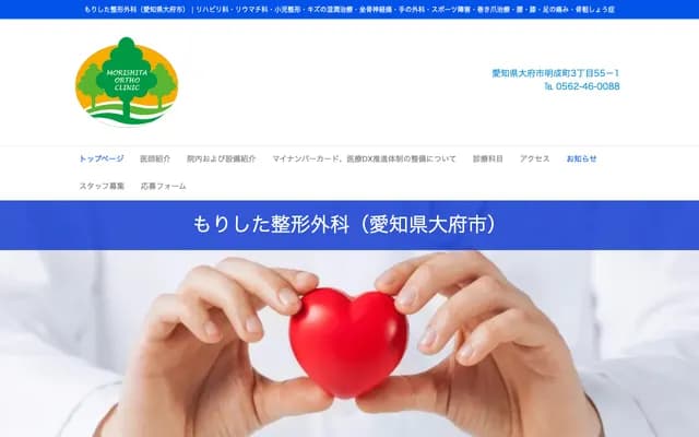 Morishita Orthopedics - 3-55-1 Meisei-cho, Obu, Aichi