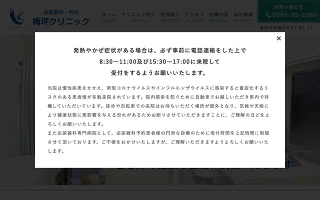 Umetsubo Clinic - 8-8-17 Higashi-Umetsubo-cho, Toyota, Aichi