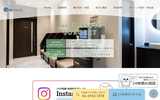 Sowaka Breast & Plastic Surgery Clinic Osaka - 1-1-22 Noninbashi, Chuo-ku, Osaka, Osaka