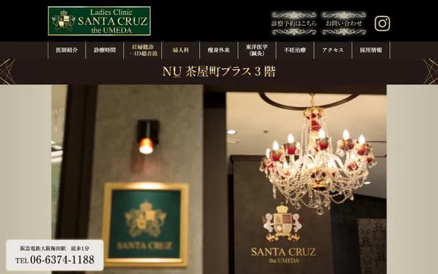 Ladies' Clinic Santa Cruz The Umeda - 3F Nu Chayamachi Plus, 8-26 Chayamachi, Kita-ku, Osaka, Osaka