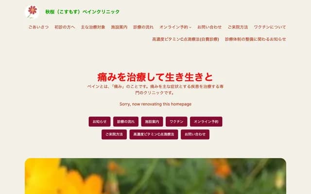 Cosmos Pain Clinic - 1-8-7 Omagari Nakatori-machi, Daisen, Akita