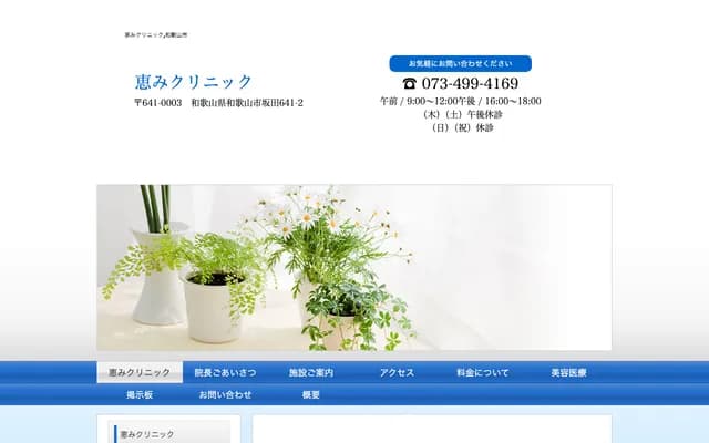 Megumi Clinic - 641-2 Sakata, Wakayama, Wakayama