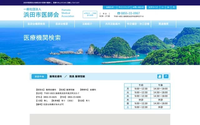 Iizuka Dermatology Clinic - 313-7 Nagasawa-cho, Hamada, Shimane