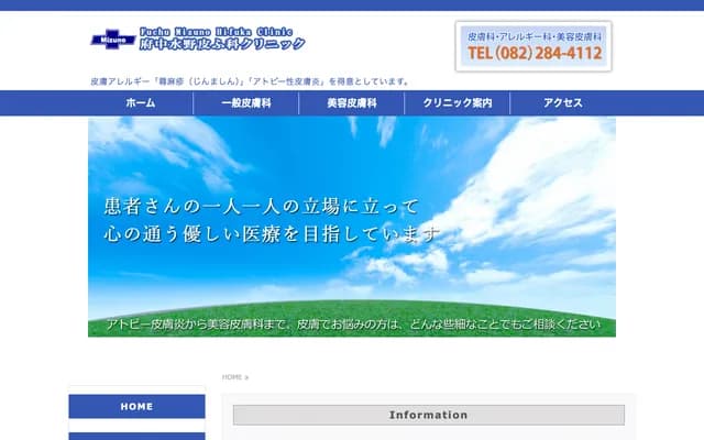 Fuchu Mizuno Dermatology Clinic - 1-13-7 Honmachi, Fuchu-cho, Aki-gun, Hiroshima