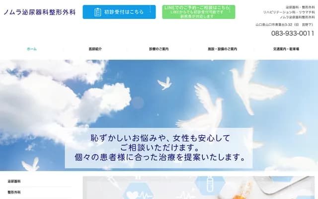 Nomura Urology & Orthopedics - 3-32 Aobadai, Yamaguchi, Yamaguchi