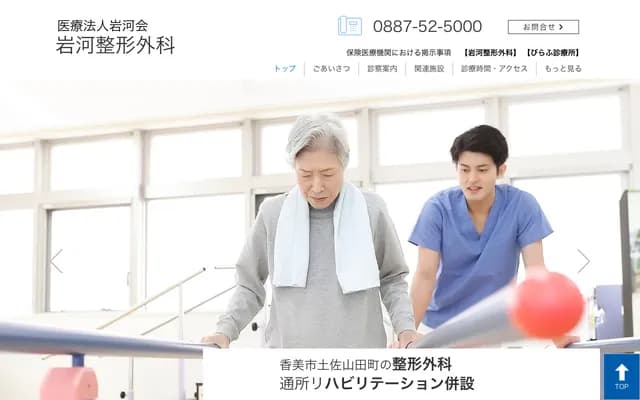 Iwakawa Orthopedics - 2-4-20 Hyakkokucho, Tosayamada-cho, Kami, Kochi