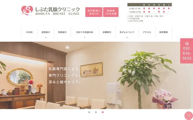 Shibuta Breast Clinic - 2F, 1-1-5 Uchihama, Nishi-ku, Fukuoka, Fukuoka