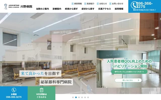 Kawano Hospital - 6-25-1 Oe, Chuo-ku, Kumamoto, Kumamoto