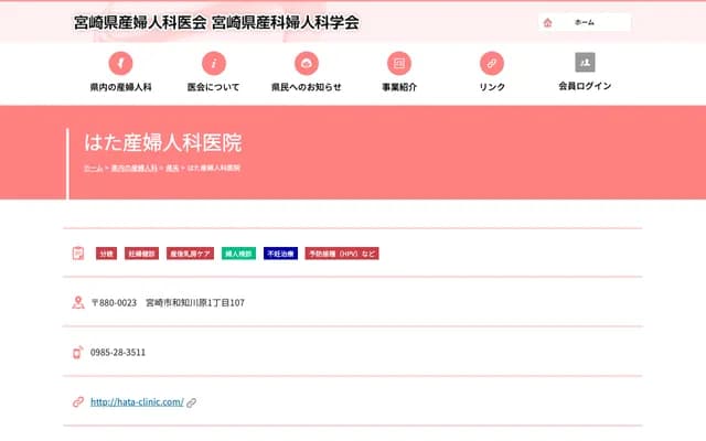 Hata OB/GYN Clinic - 107 Wachigawara 1-chome, Miyazaki, Miyazaki