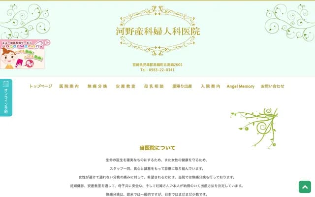 Kono Obstetrics and Gynecology Clinic - 2605 Kitakanabe, Takanabe-cho, Koyu-gun, Miyazaki