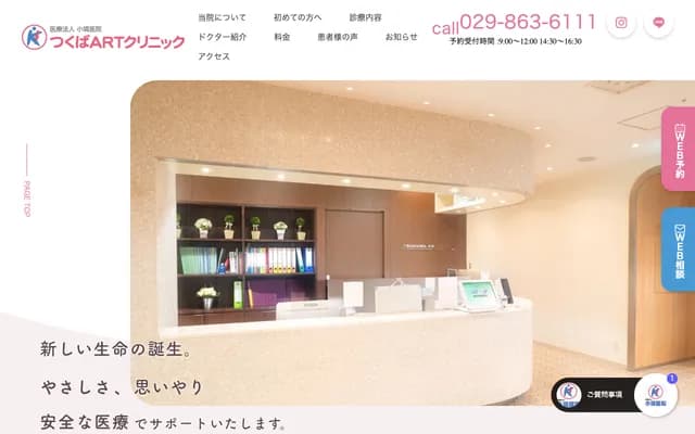 Tsukuba ART Clinic - 1-6-1 Takezono, Tsukuba, Ibaraki