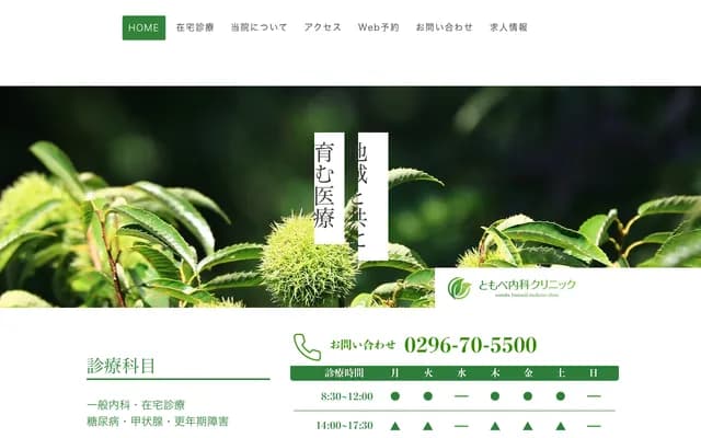 Tomobe Internal Medicine Clinic - 3-1-21 Higashidaira, Kasama, Ibaraki