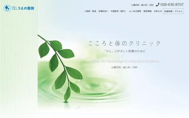Ueno Clinic - 2-5-7 Daikan, Utsunomiya, Tochigi