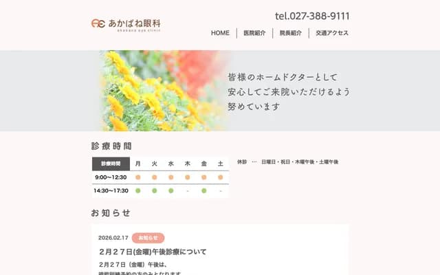 Akabane Ophthalmology - 140-9 Kaminamiecho, Takasaki, Gunma