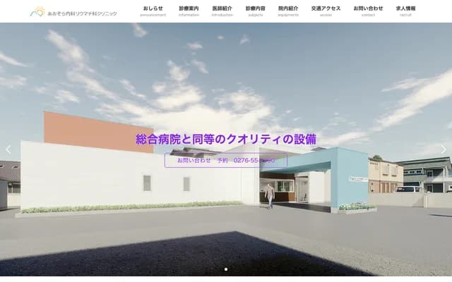 Aozora Internal Medicine & Rheumatology Clinic - 37-3 Shindomachi, Ota, Gunma