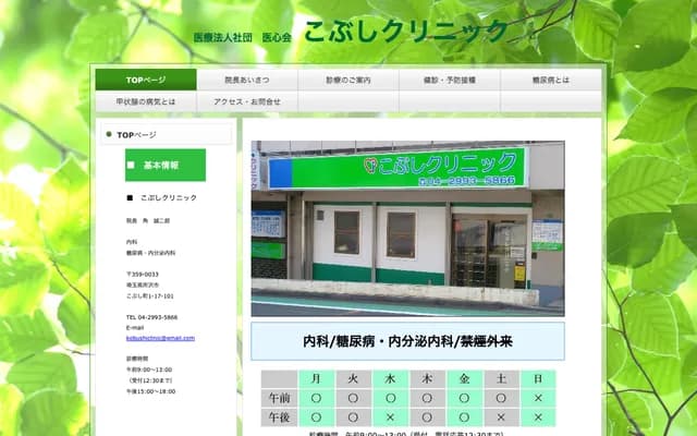 Kobushi Clinic - 1-17-101 Kobushicho, Tokorozawa, Saitama