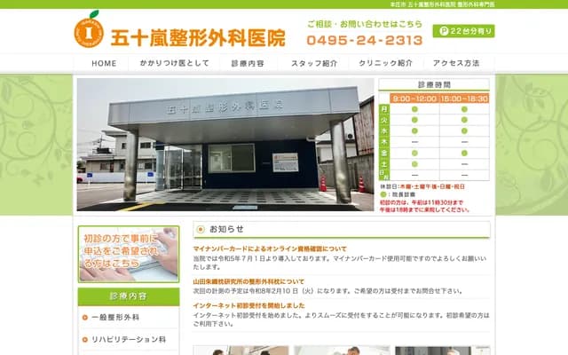 Igarashi Orthopedics Clinic - 1-9-8 Wakaizumi, Honjo, Saitama